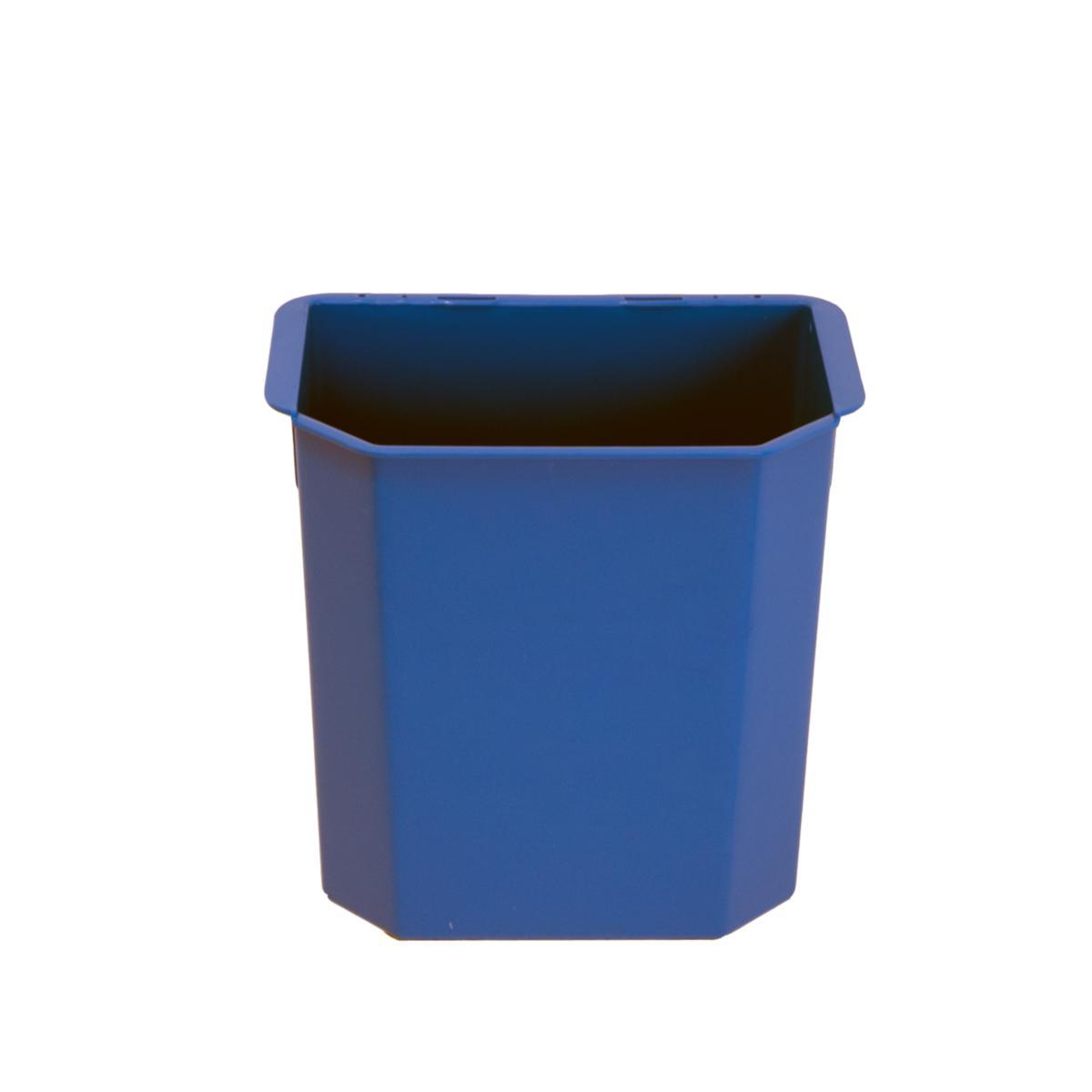 Insatskärl till sopkärl Patricia - PLASTKÄRL 9 L INSATS BLÅ MED KANT. LIVSMEDELSGODKÄNT