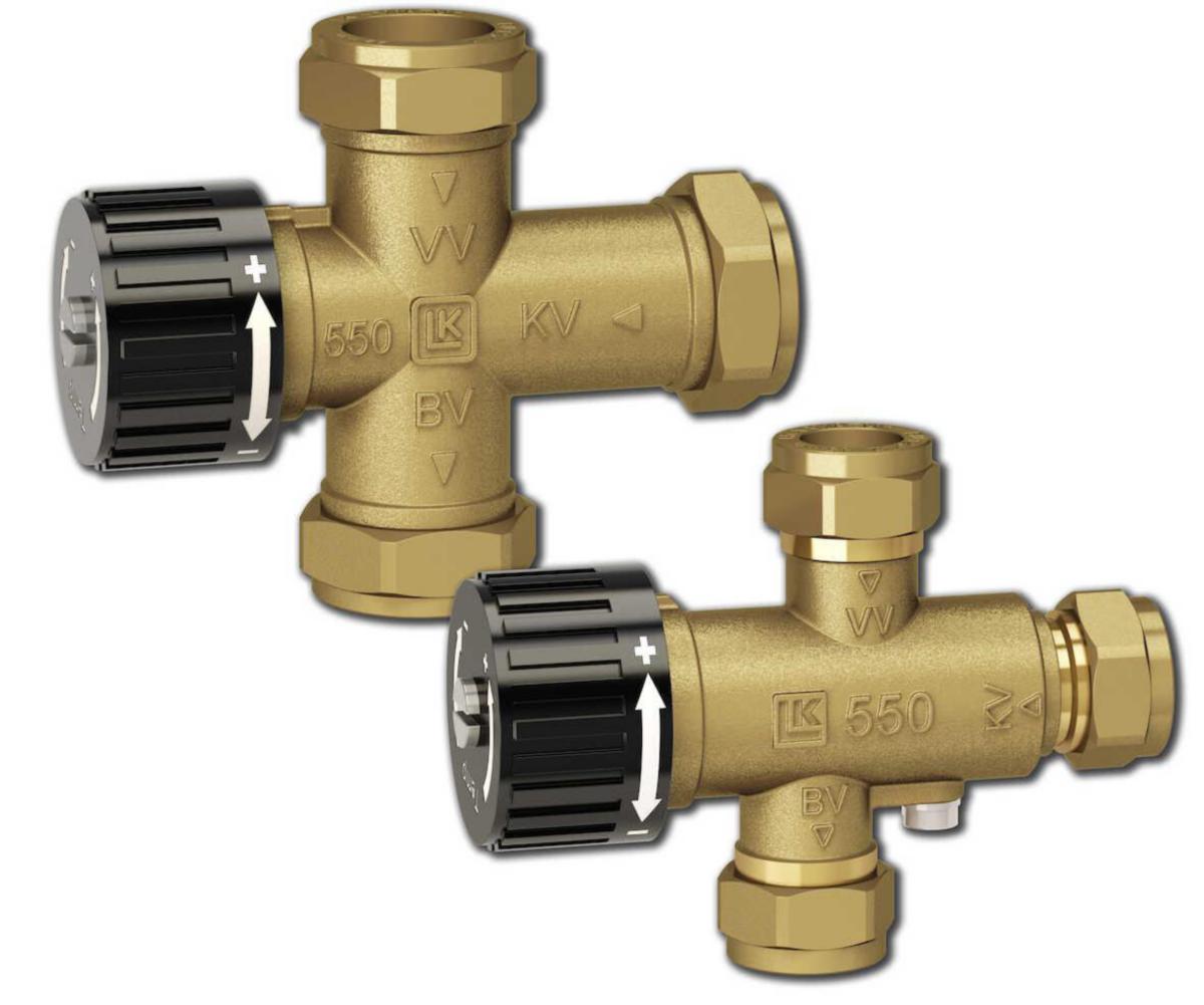 Blandningsventil LK550, LK - 15/38-65GR BLANDNINGSVENTIL LK 550 KLÄMRING