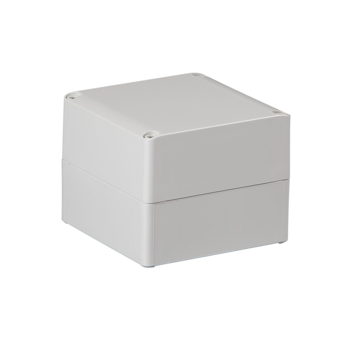 Kapsling Cubo S, ABS, med grått lock släta sidor - APPARATLÅDA SABP 131310G GRÅTT LOCK