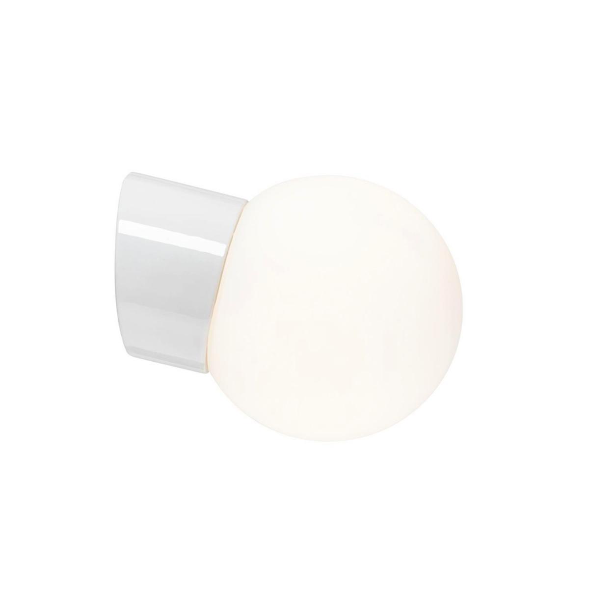 Takarmatur Classic Glob 150 LED - ARM 150 MATT VIT SNED IP54 LED 52726/LED