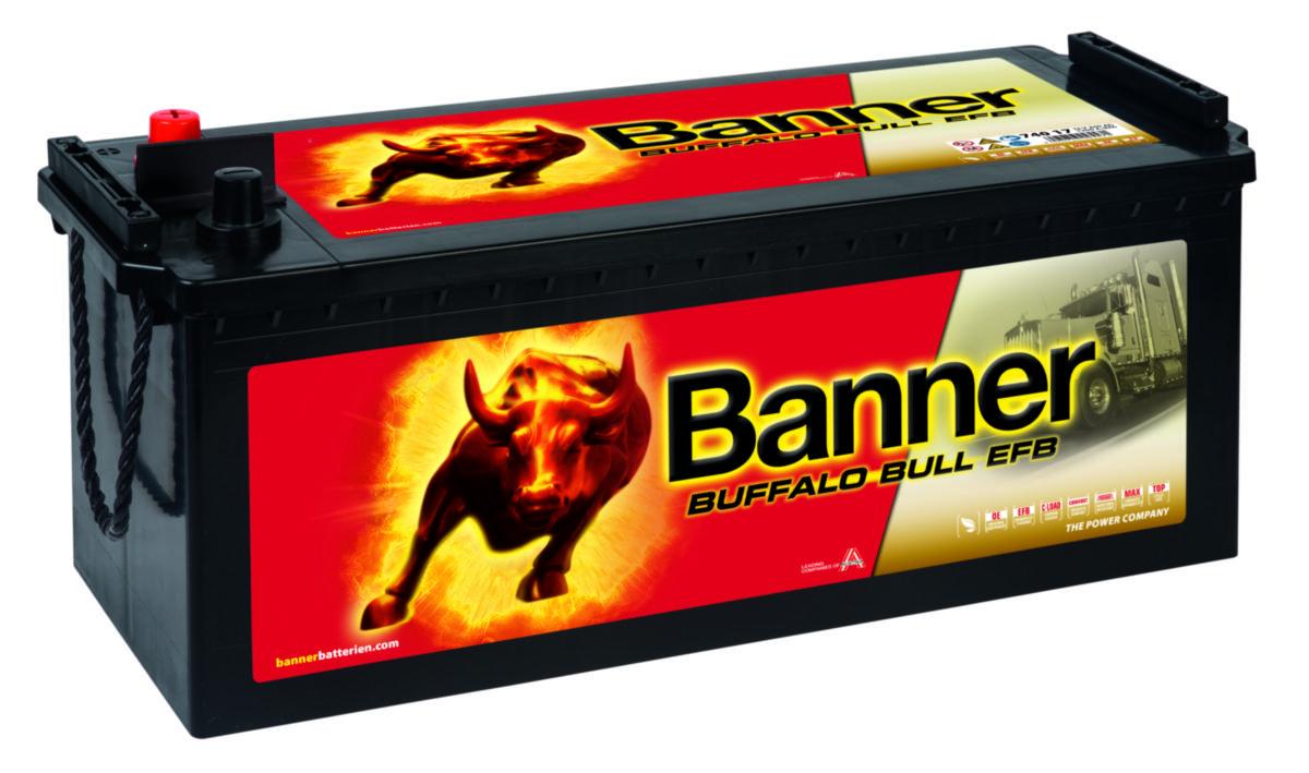 Startbatteri Banner Buffalo Bull EFB - STARTBATTERI EFB 12V 240AH BANNER BB EFB74017