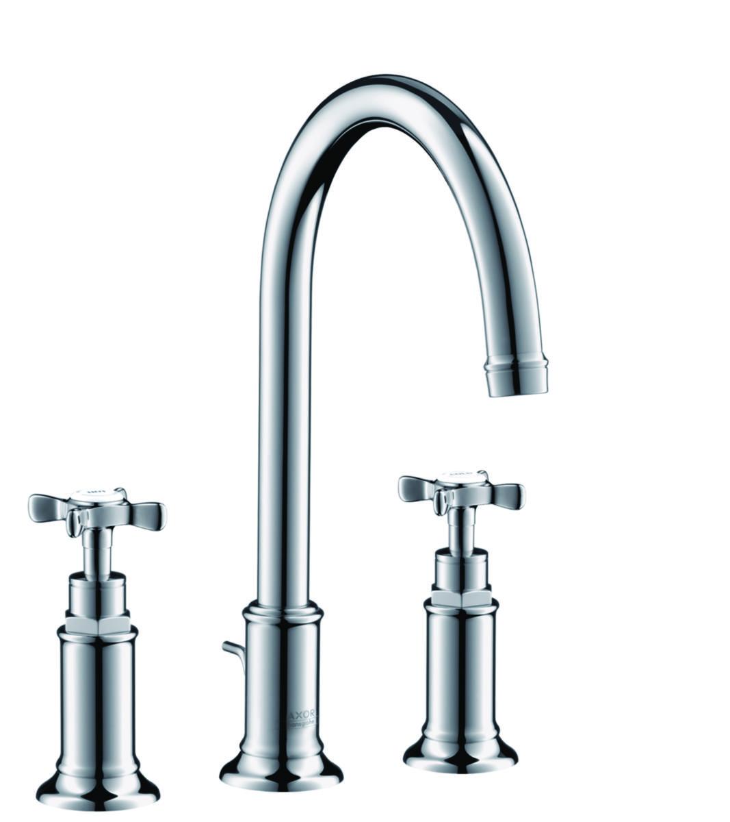 Tvättställsblandare Axor Montreux 3-håls tvst.bl, Hansgrohe - HANSGROHE TVÄTTSTÄLLSBLANDARE AXOR MONTREUX 3-HÅLS KROM