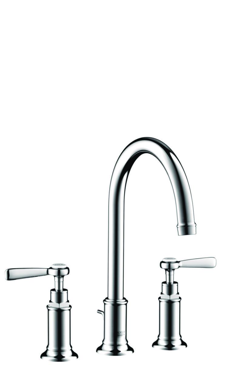 Tvättställsblandare Axor Montreux 3-håls tvst.bl, Hansgrohe - HANSGROHE TVÄTTSTÄLLSBLANDARE AXOR MONTREUX 3-HÅLS KROM