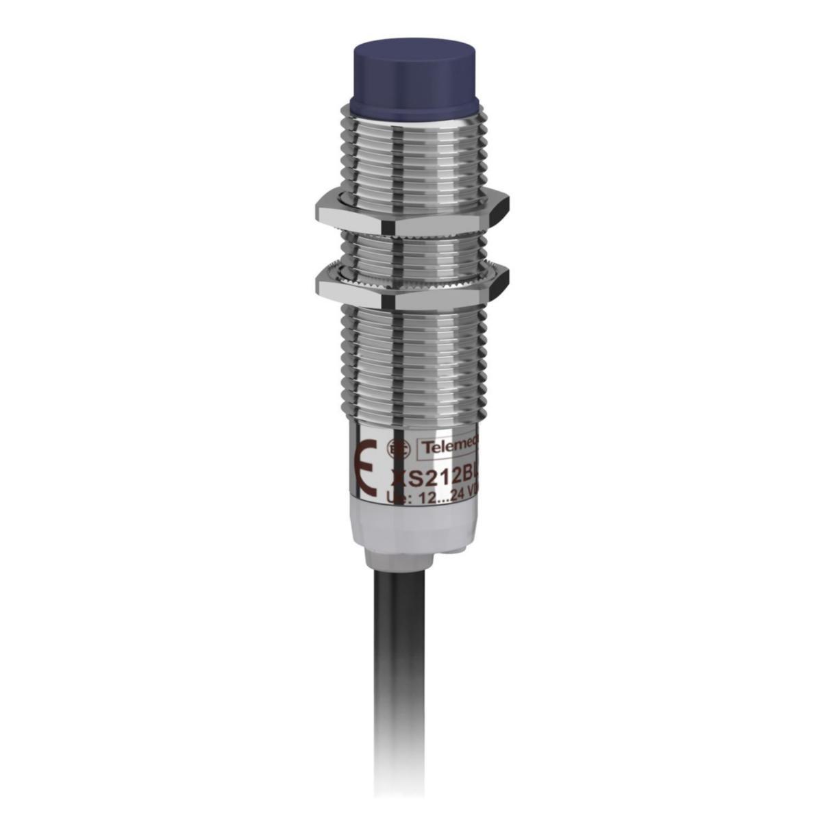 Induktiv givare XS1/2 Osisense DC-matning standard Bas - IND GIVARE M12 DC PNP NC XS212BLPBL2