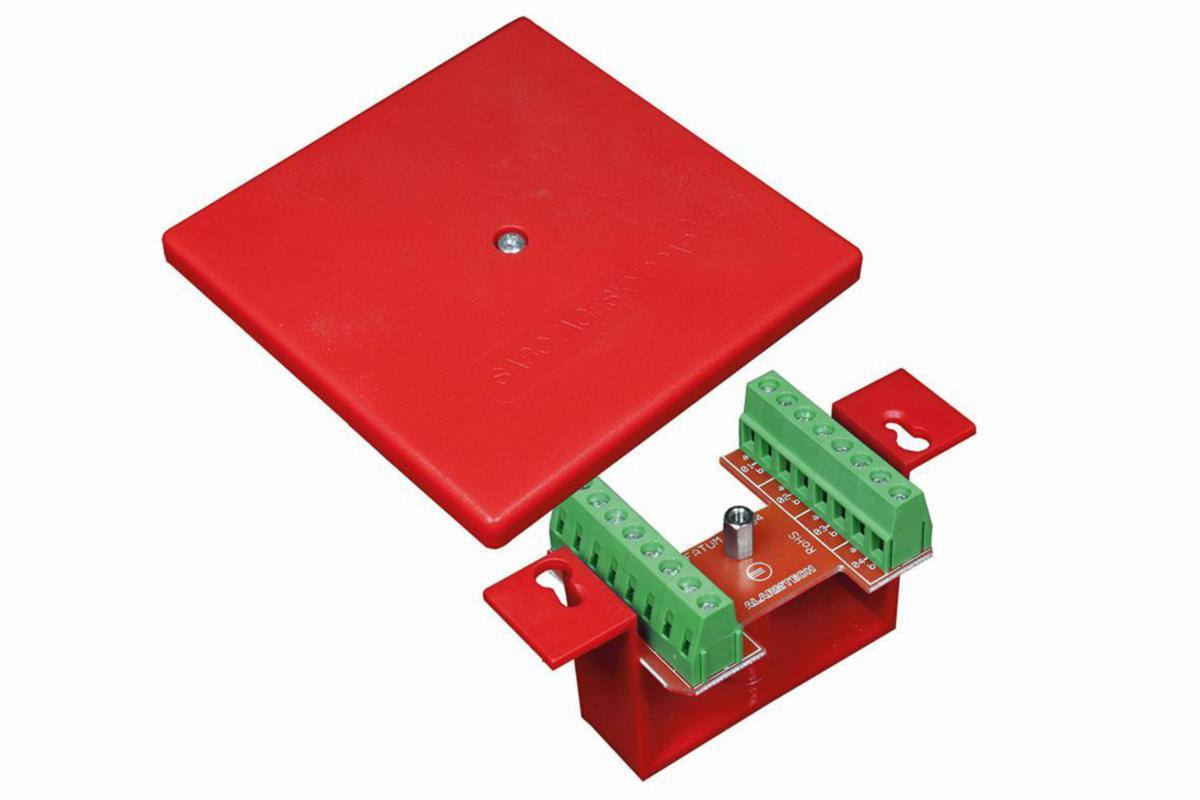 Larmbox 8 pol-par brand infälld - LARMBOX BRAND APPARATDOSA 75 62904.03R