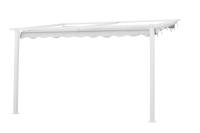 Pergola, väggmonterad, aluminium