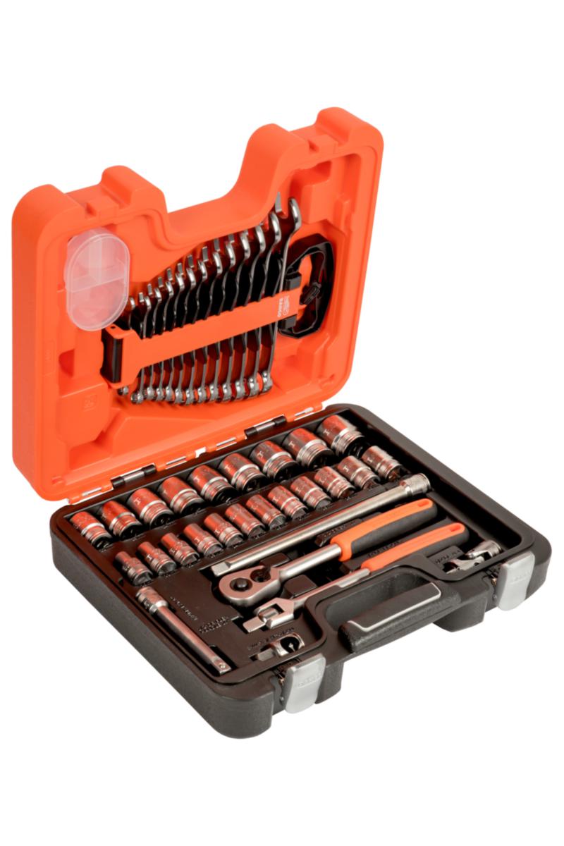 Socket set Bahco S400, 1/2 "40 parts - SOCKET WRENCH SET BAHCO S400 1/2 40PART