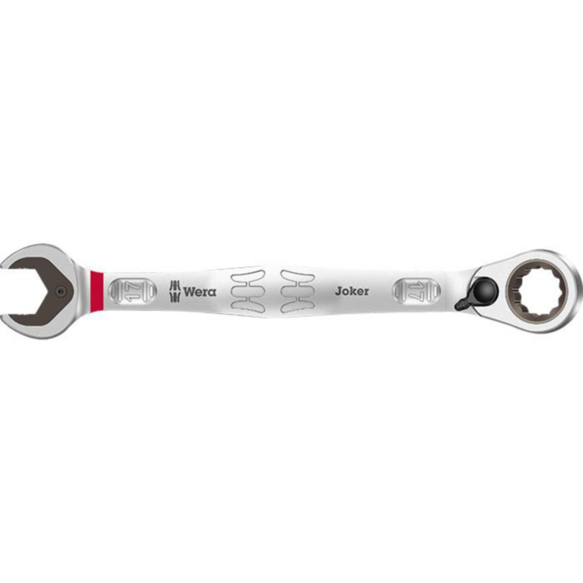 U-Ringspärrnyckel Wera 6001 Joker Switch - U-RINGSPÄRRNYCKEL WERA 6001 JOKER 17X225MM