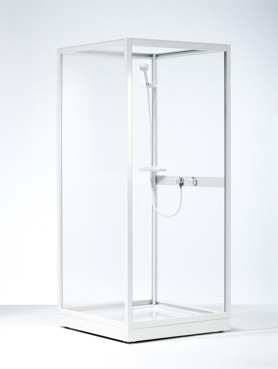Duschkabin Next NK, Contura Shower - IFÖ NEXT D-KABIN NK 88 VS 80X80 VITA PROF/STYREN MÖNSTR.