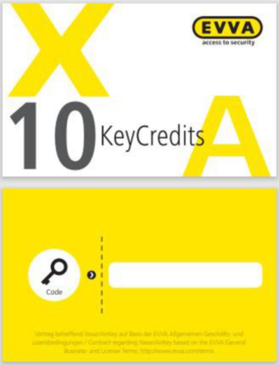 AIRKEY Keycredit 10/50/100 - KEYCREDITS 10