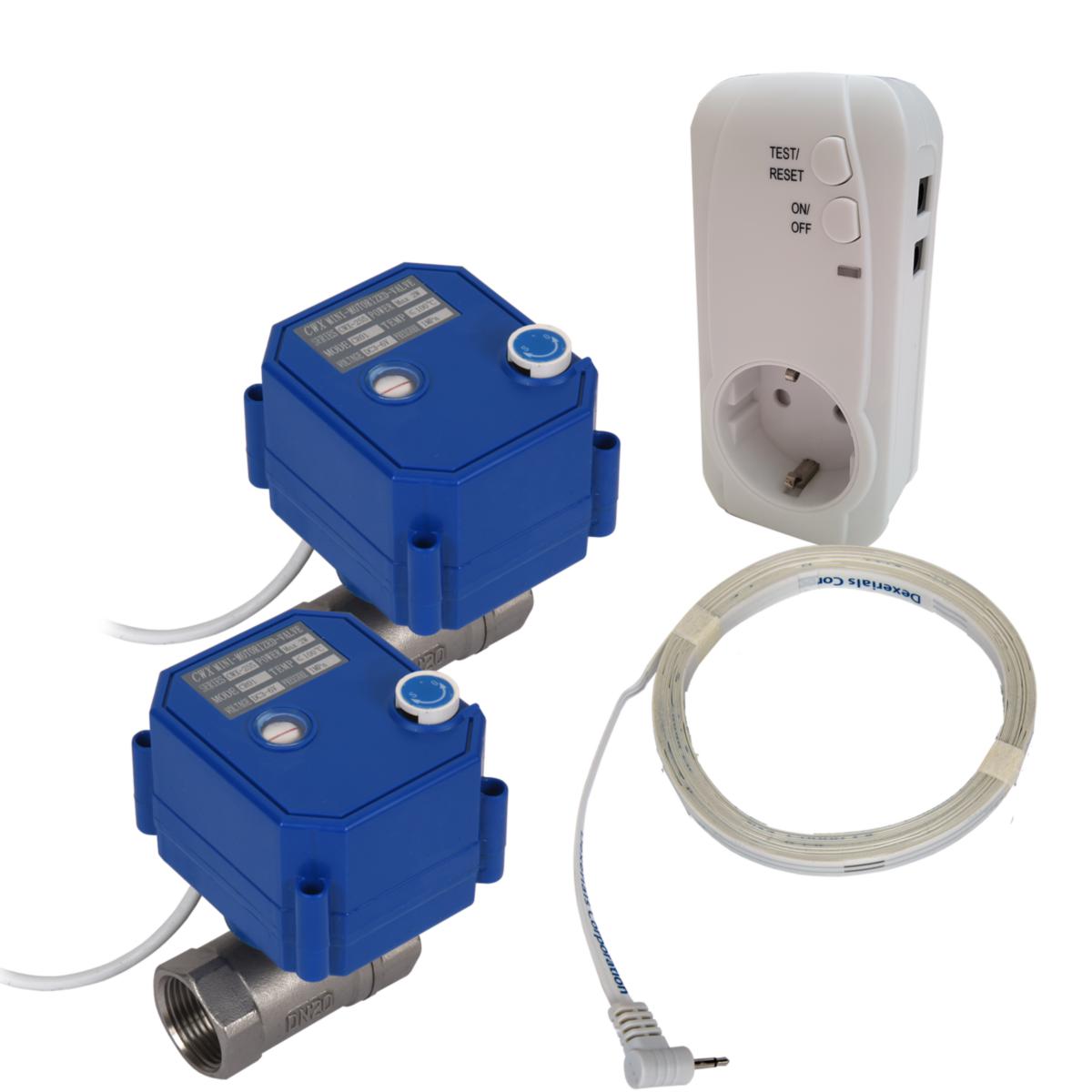 Läckagebrytare WaterFuse® - PlugIn, Tollco - WATERFUSE- PLUGIN DN20 VATTENFELSBRYTARE 2VENTIL