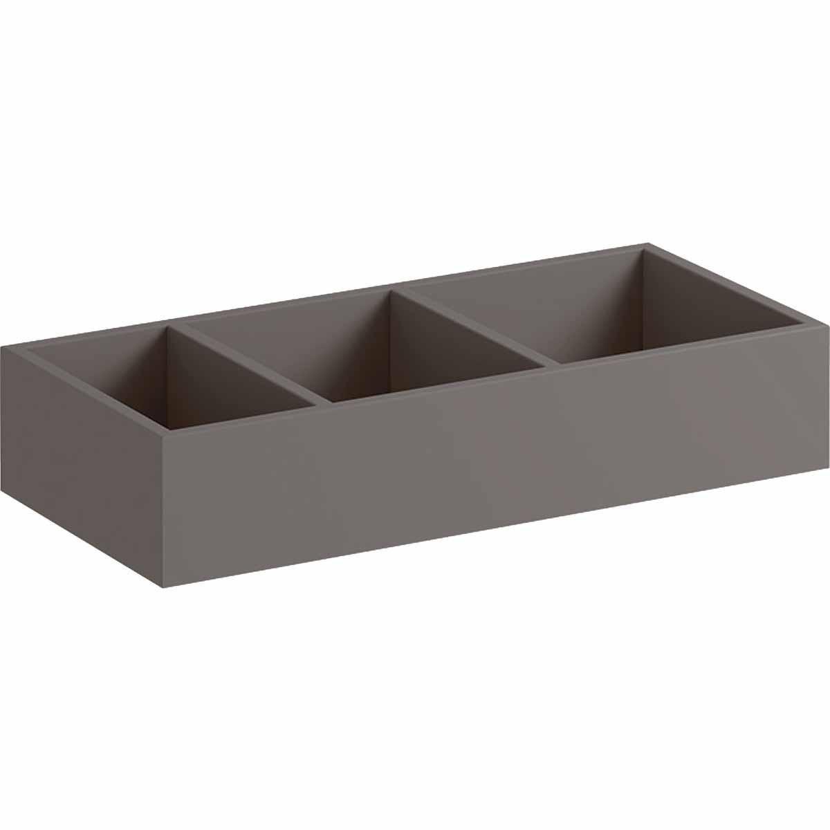 Lådinsats Xeno², Geberit - GEBERIT XENO² LÅDINSATS H-IND. B=32.3.H=6.2.T=15.SKULPTURGRÅ