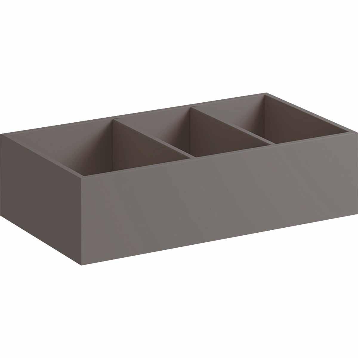 Lådinsats Xeno², Geberit - GEBERIT XENO² LÅDINSATS H-IND. B=37.3.H=9.8.T=20.8.SK.GRÅ
