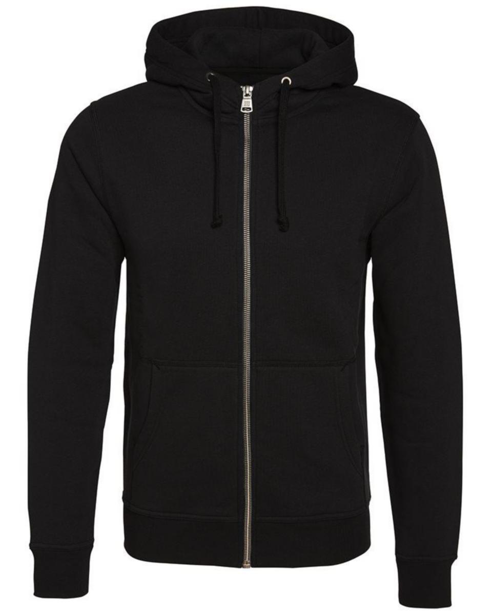 Sweatshirt Berkeley 1968 - SWEATSHIRT 1968 MED ZIP SVART XL