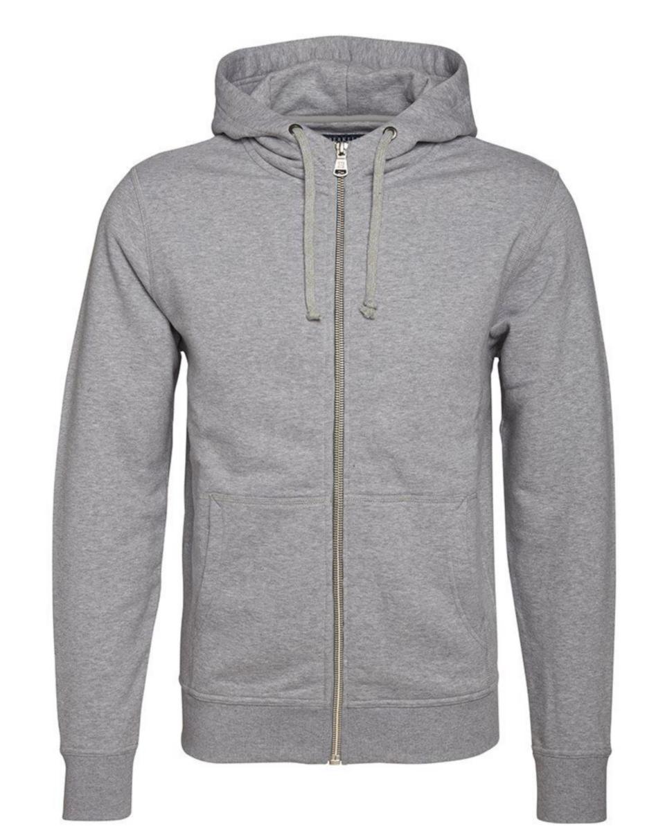 Sweatshirt Berkeley 1968 - SWEATSHIRT 1968 MED ZIP GRÅMELERAD S