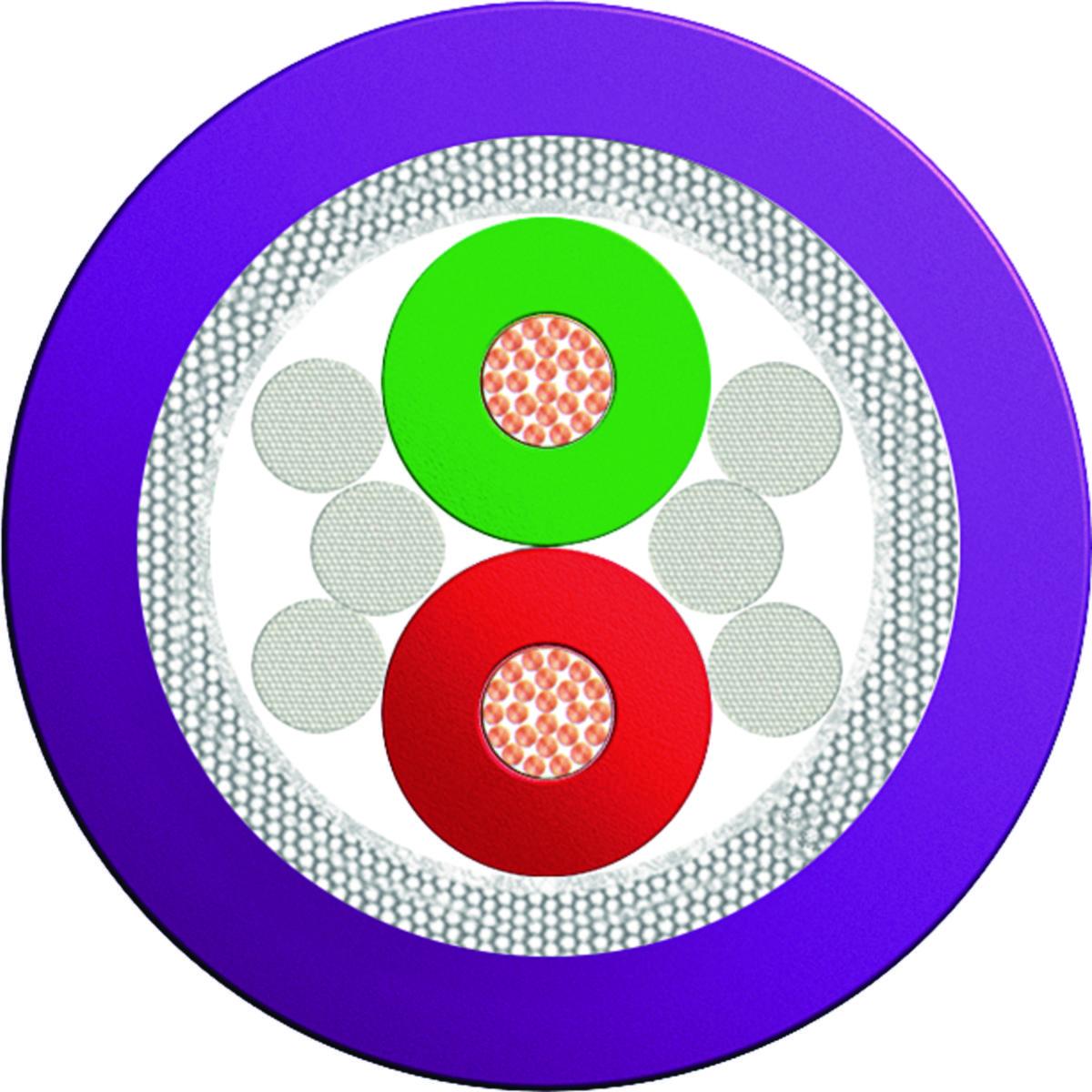 Profibus cable 2-wire flex, Siemens - PROFIBUS TORSION CABLE SOLD BY 6XV1830-0PH10