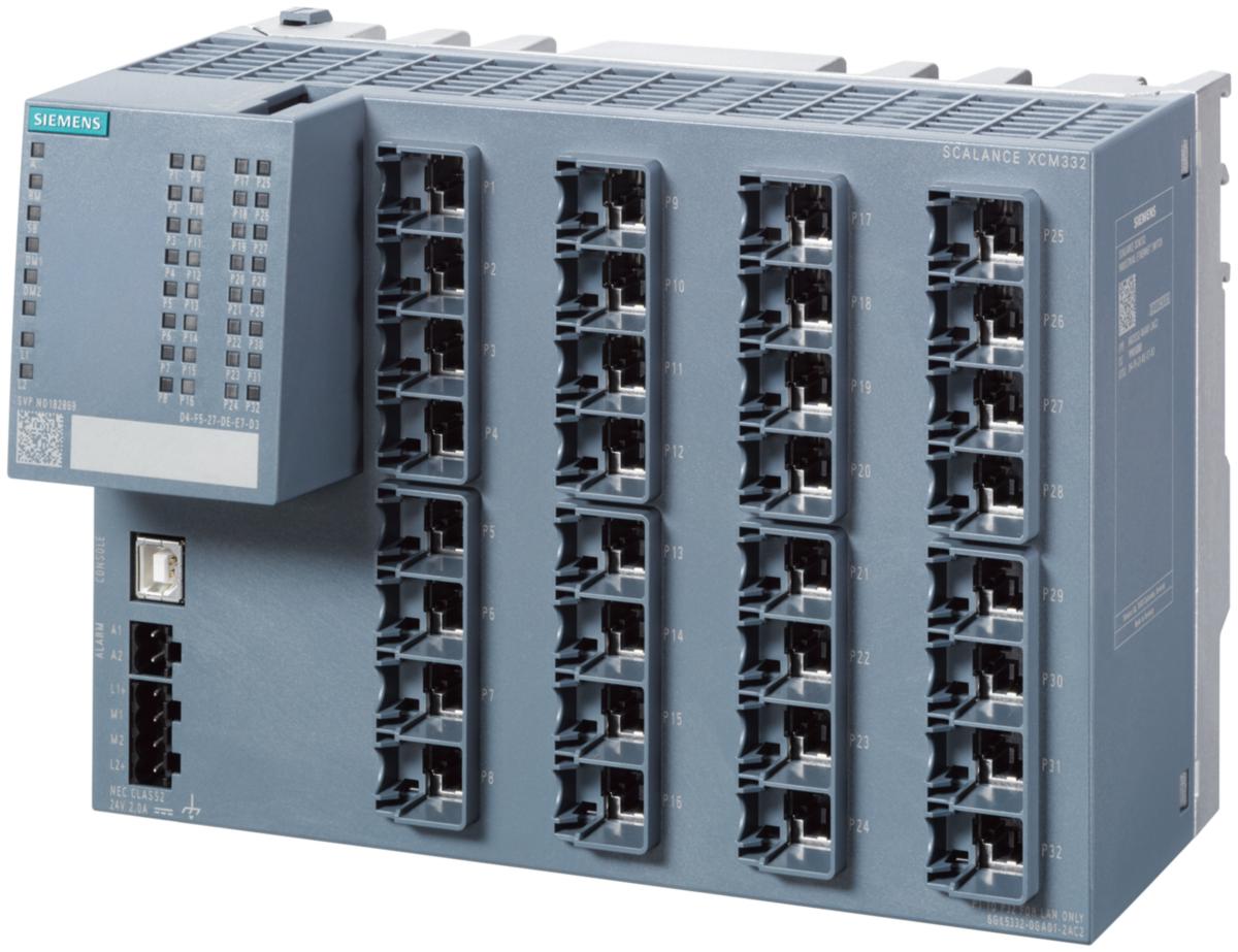 Nätverksswitch Scalance XCM332 - SWITCH XCM332 32XRJ45 6GK5332-0GA01-2AC2