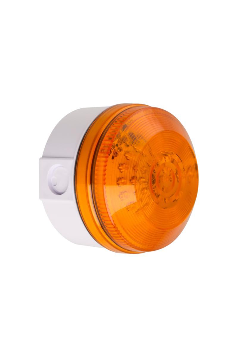 Blixtljus LED195 - BLIXT LED195 8-20VAC/DC ORANGE LED195-01WH-01