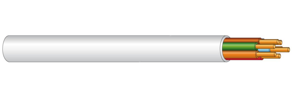 Tele/signalkabel halogenfri ELQRB Dcas2d2a1, a-collection - ELQRB 7X1.0 VIT (*5)