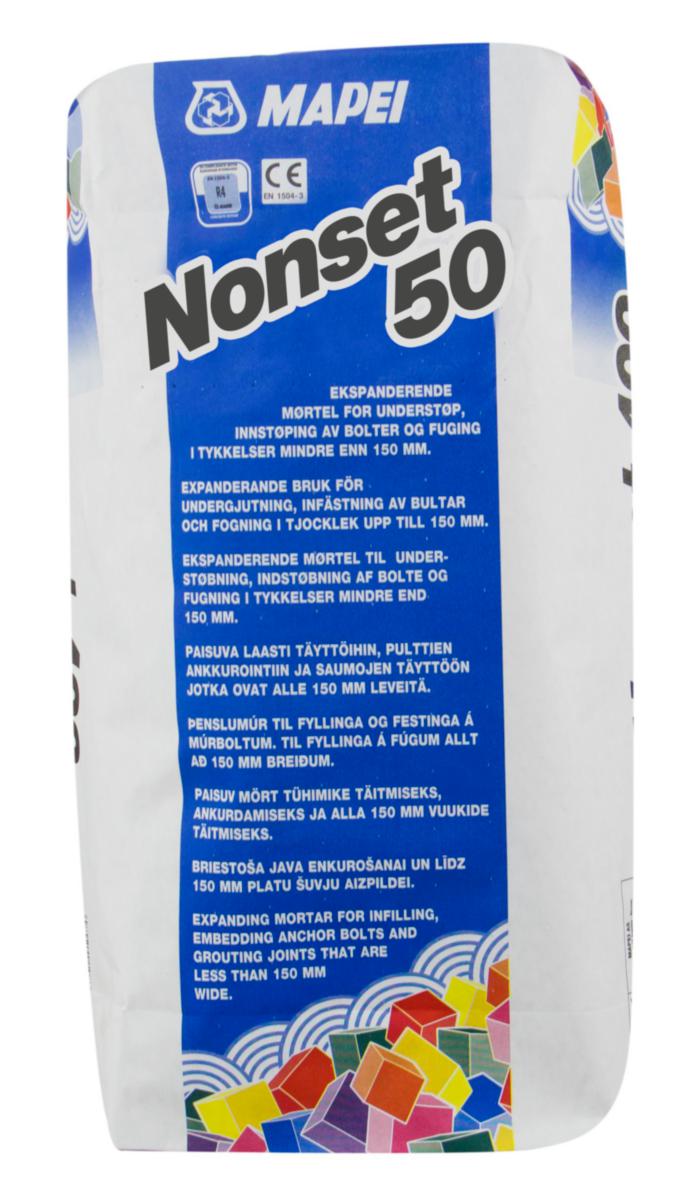 Expanderbruk Nonset 50 Mapei - BULTSÄTTNINGSBRUK NONSET 50 25KG/15.6L
