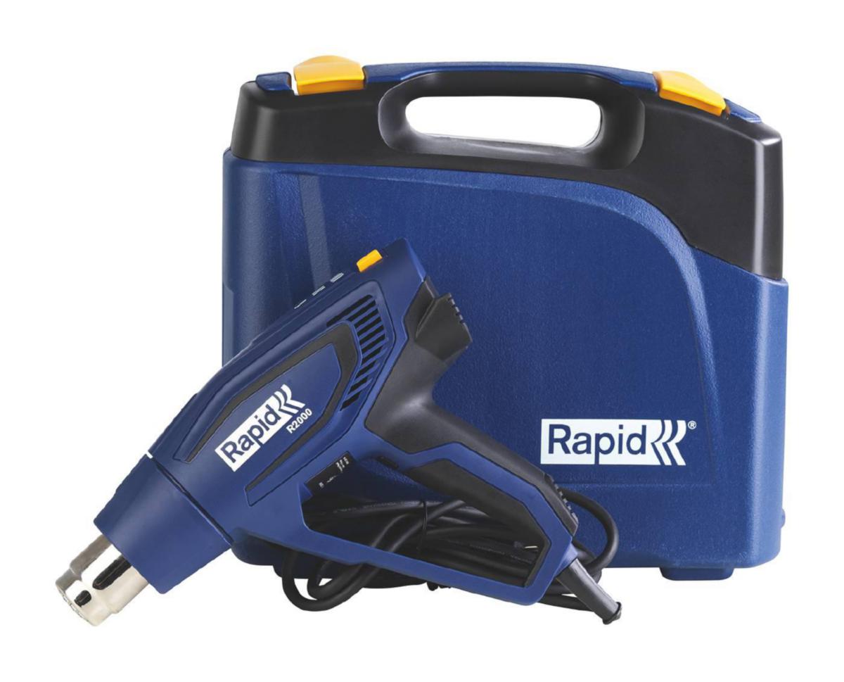 Varmluftspistol Rapid R2000 m väska - VARMLUFTSP. RAPID R2000 VÄSKA 2000W 60-600°C 250-500L/MIN