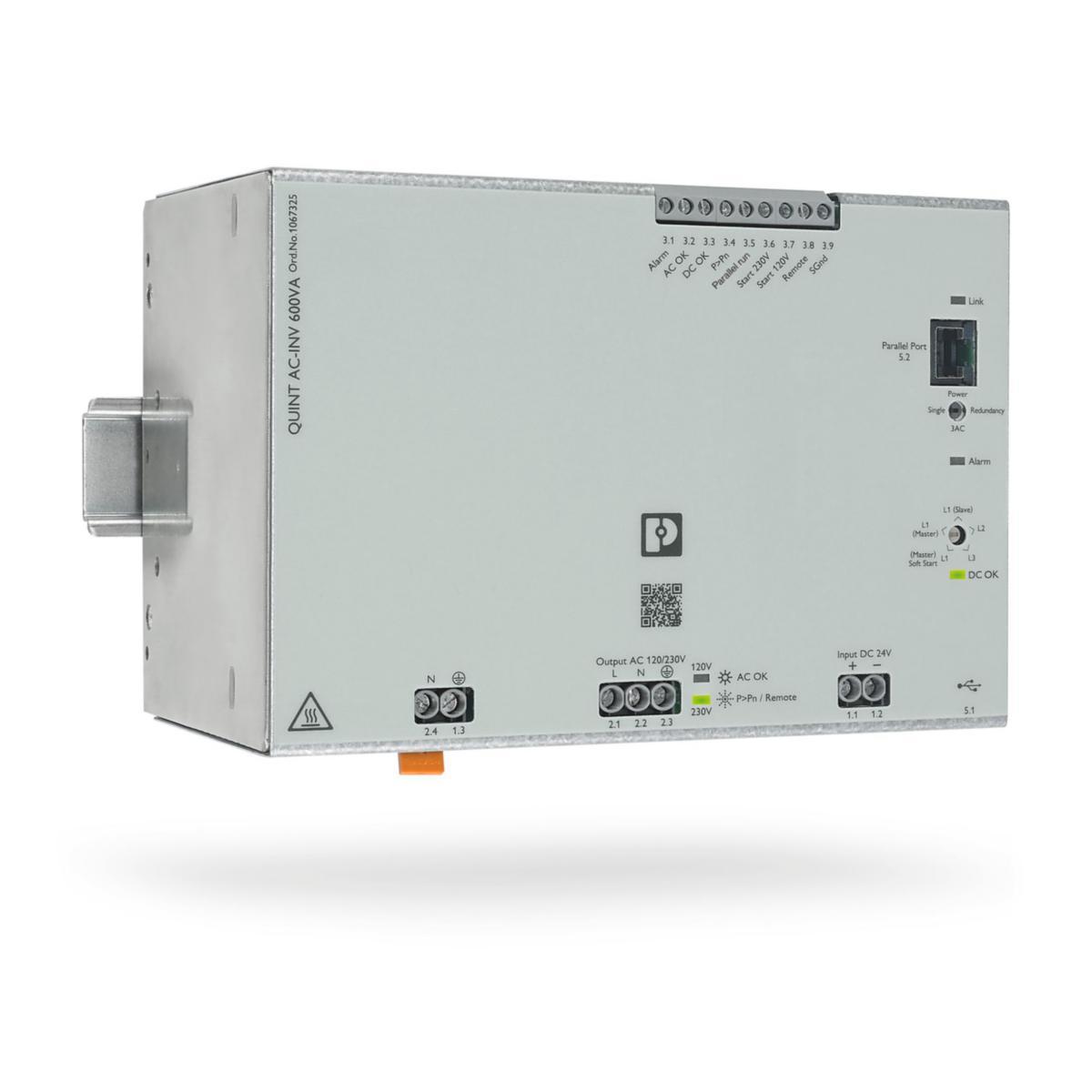 Inverter Quint4 - INVERTER 24VDC TILL 120/230VAC QUINT4-INV/24DC/1AC/600VA/USB