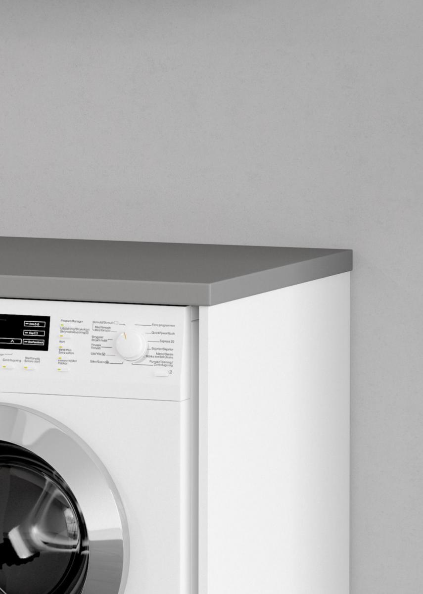 Bänkskiva STOW PRO, INR - INR BÄNKSKIVA STOW PRO 741-1500, METAL GREY