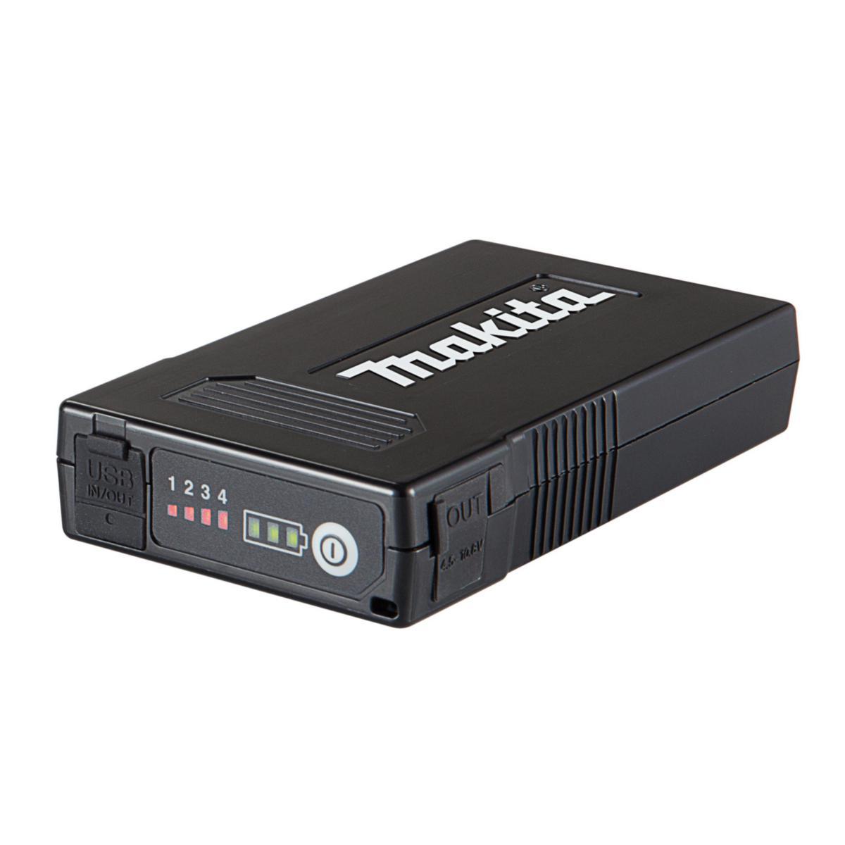Powerbank Makita BL1055B - POWERBANK MAKITA DEABL1055B BL1055B USBC FÖR JACKOR VÄSTAR