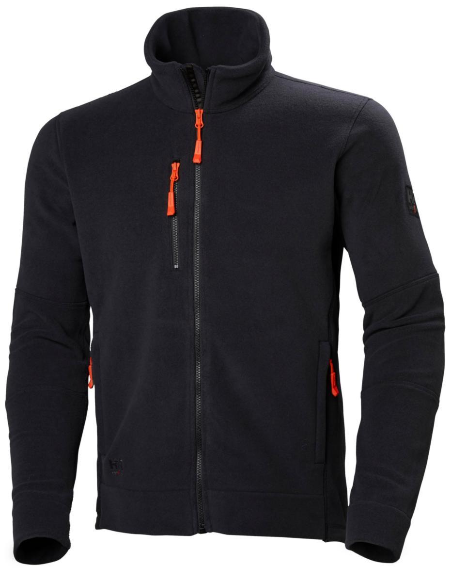 Fleecejacka Helly Hansen Kensington 72158 - FLEECEJACKA HH 72158-930 SVART POLARTEC KENSINGTON L