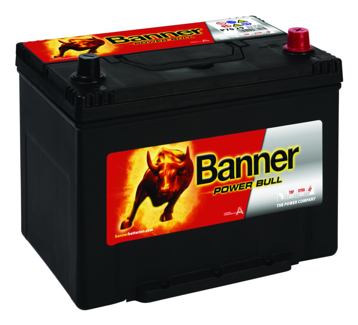Startbatteri Banner Power Bull - STARTBATTERI 12V 70AH BANNER PB P7029