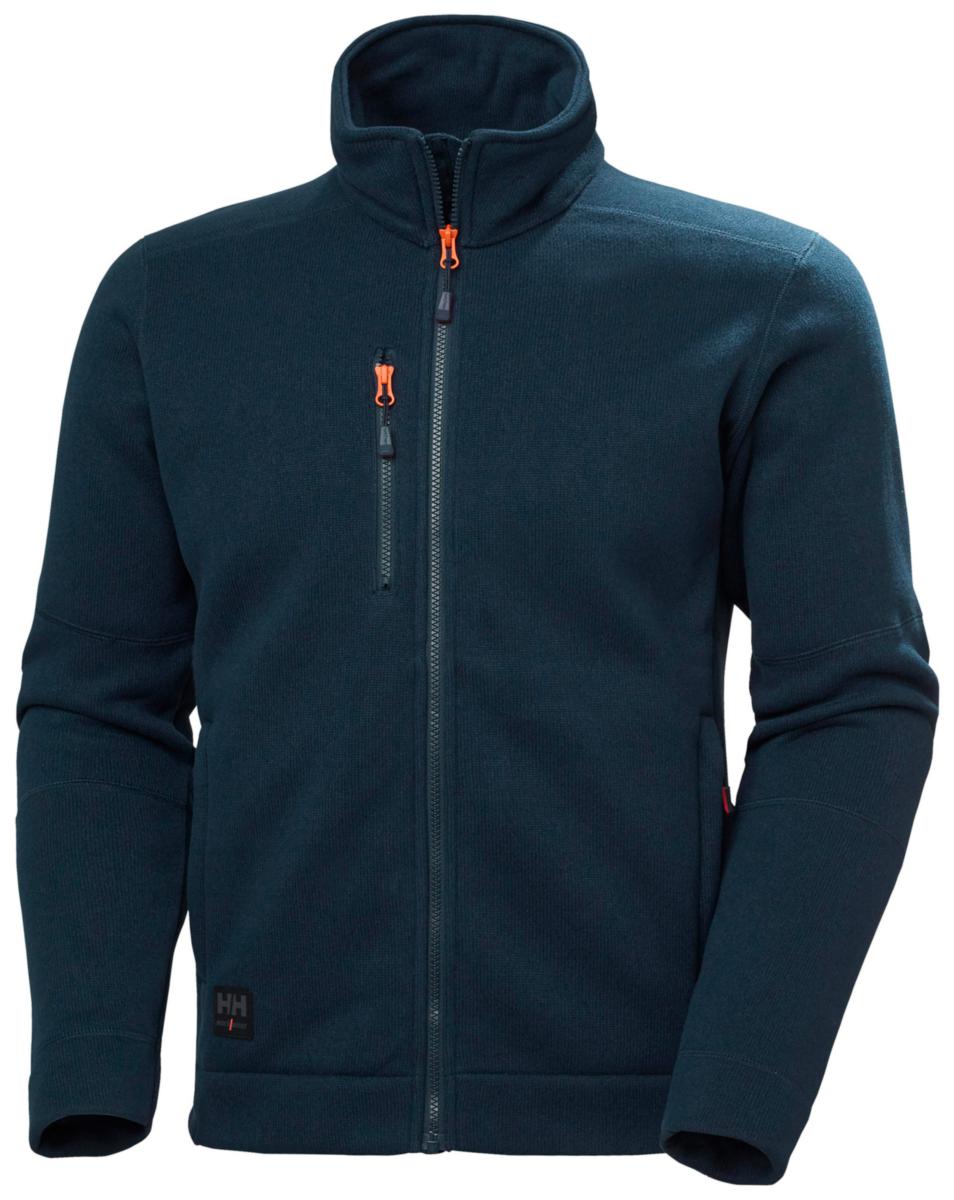 Fleece Jacket Helly Hansen Kensington 72250 - KENSINGTON FLEECE 72250_590 KNIT FLEECE JACKET NAVY L