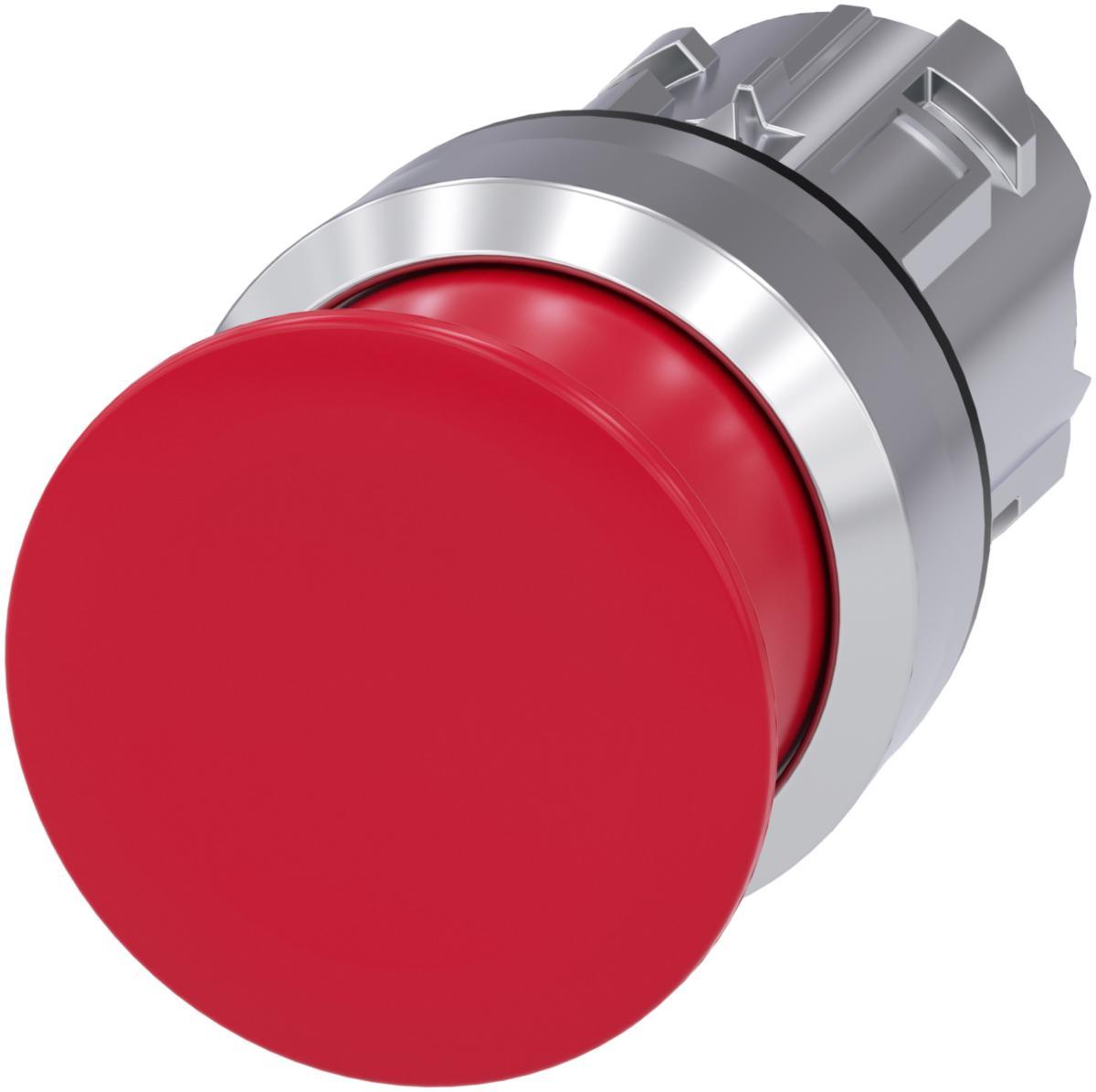 Svamptrycke 3SU1050, metall - SVAMPTRYCKKN 30MM RÖD 3SU1050-1AD20-0AA0