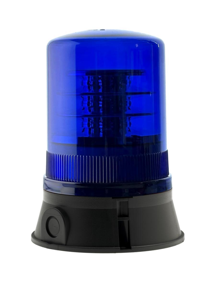 Blixtljus LED-R401 DP, roterande - ROT BLIXT LED-R401 12-24DC BLÅ LED-R401-14DP-03