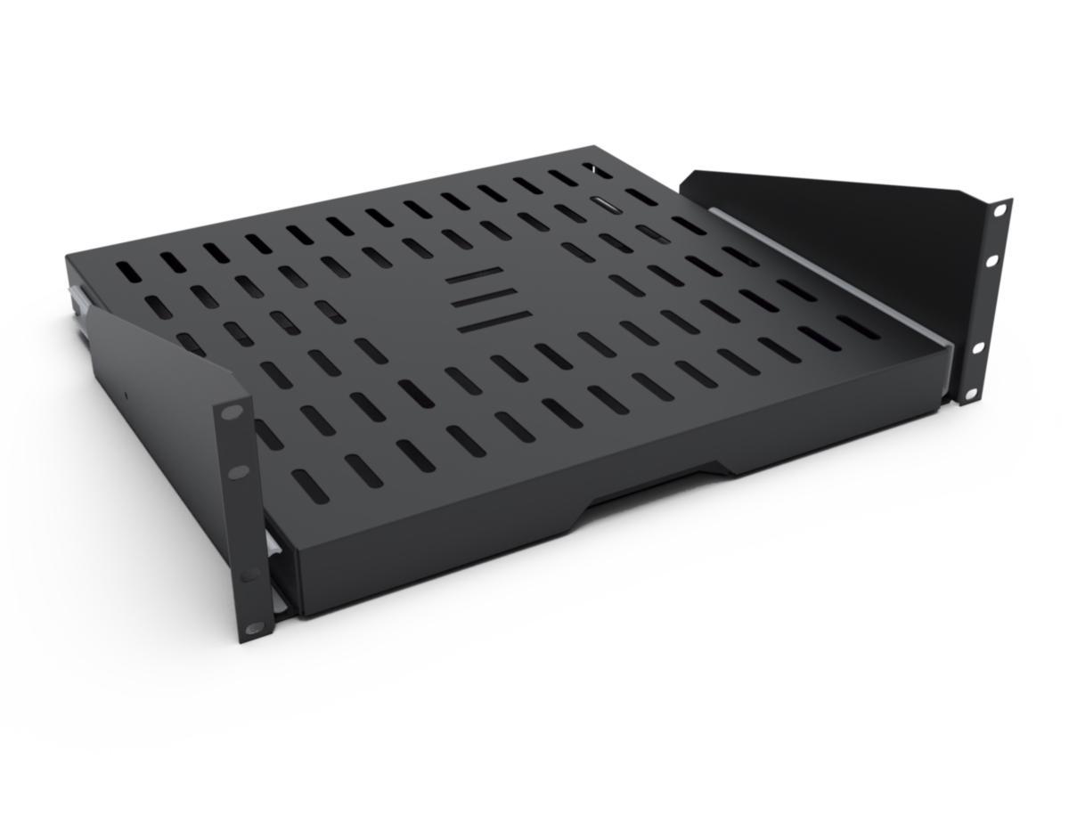 Hyllplan 19" GHE Svart - GEJDERHYLLA 19" GHE 19400-S GHE 19400-S