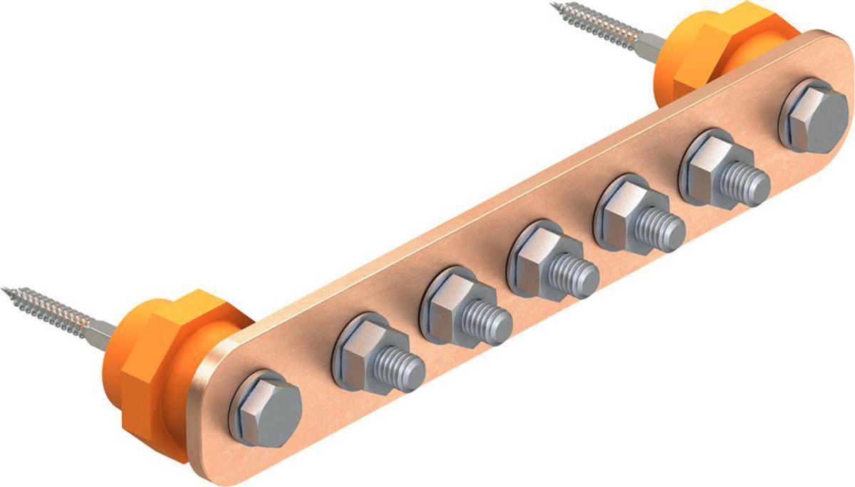 Potential equalising rail, BigBar Cu - EQUIPOTENTIAL RAIL