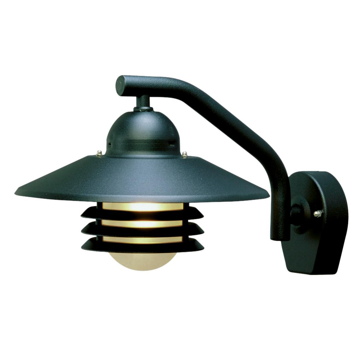 Väggarmatur Tellus Ned - VÄGGARMATUR SV BLÄSTR GLAS E27 TELLUS