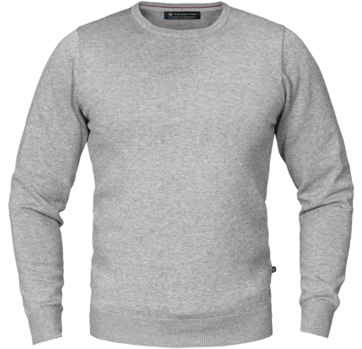 Pullover Texstar PL05 - PULLOVER TEXSTAR PL05 LJUSGRÅ STL XL