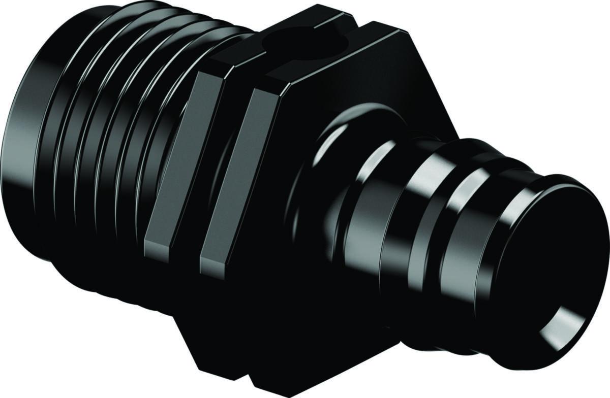 Straight coupling, Q&E Coupling external thread PPSU without rings, Uponor - Q&E ADAPTER MALE THREAD PPSU 16-G1/2"MT