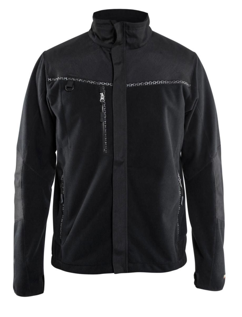 Fleecejacka Blåkläder 4955-2524 - FLEECEJACKA BLK 4955-2524 VINDTÄT SVART STL XL