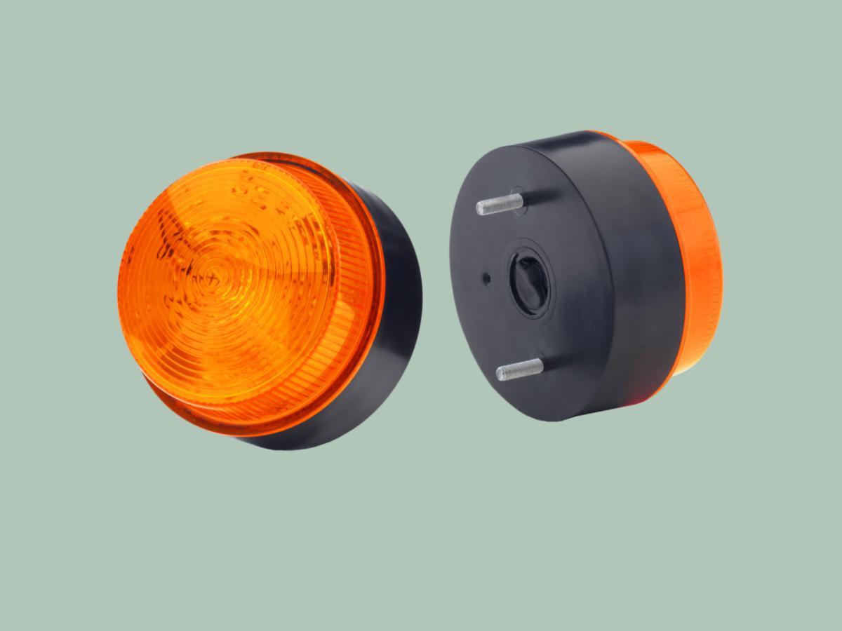 Blixtljus Xenon X80 - BLIXTLJUS X80 24VDC 1J ORANGE X80-01-01