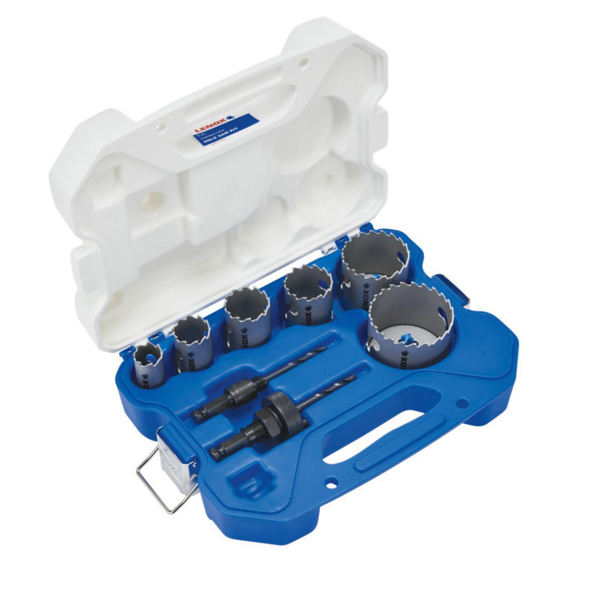 Hålsågssats Lenox Elektriker 8 delar - HÅLSÅGSSATS LENOX LXAH3LSET6 19.22.29.38.44.57 MM CARBIDE