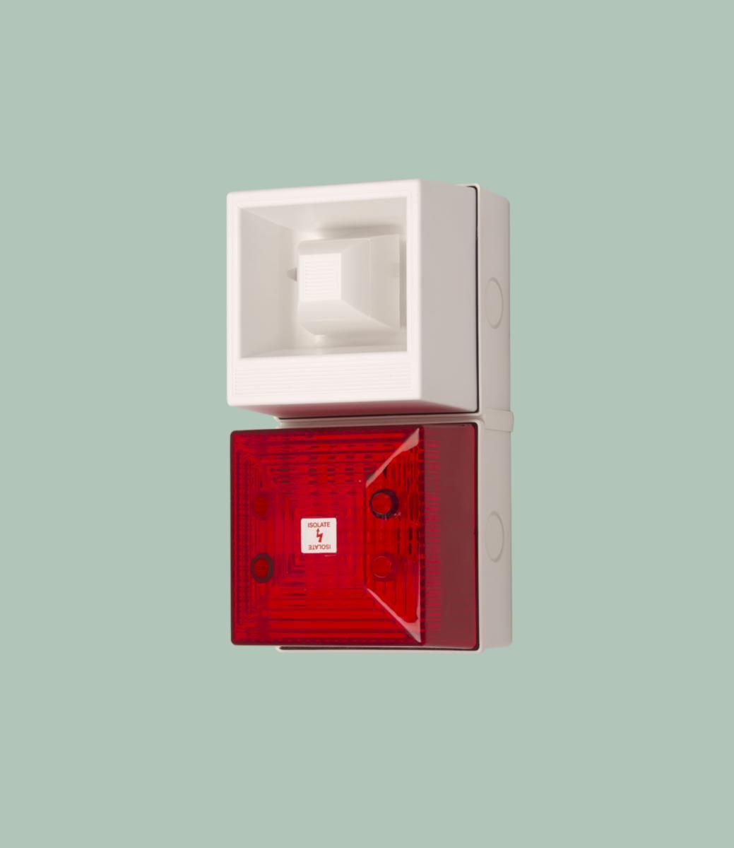 Blixtljus/siren YL40 - BLIX/SIR YL40 WN 230AC XEN RÖD YL40/N50/R/WN/WR
