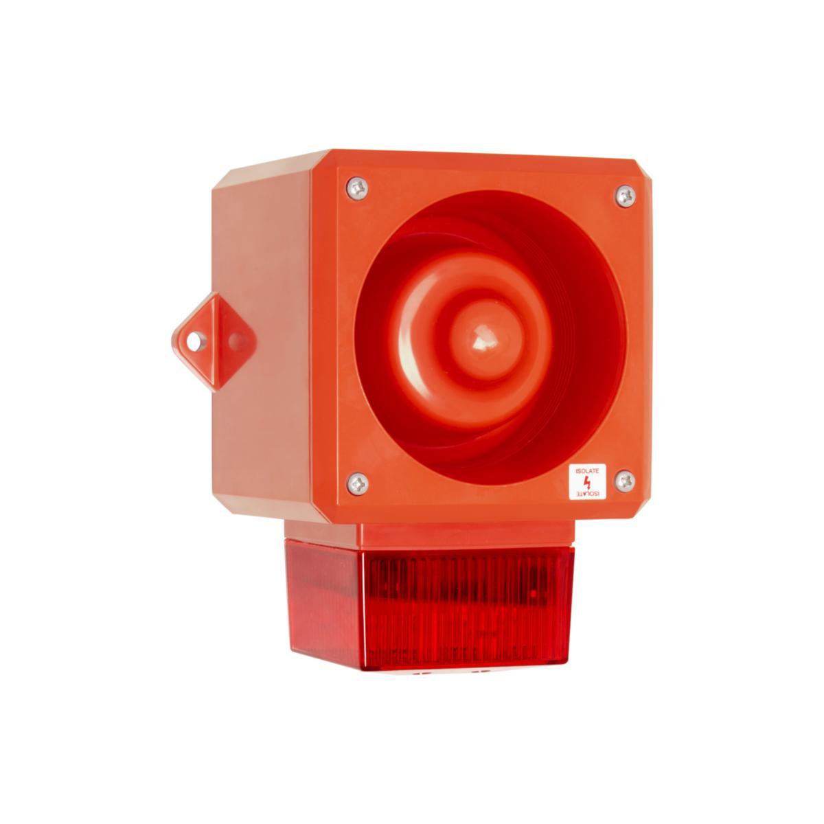 Blixtljus/siren YL50 - BLIX/SIR YL50(2) 24DC XEN RÖD YL50/D50/R/RF/WR(2)