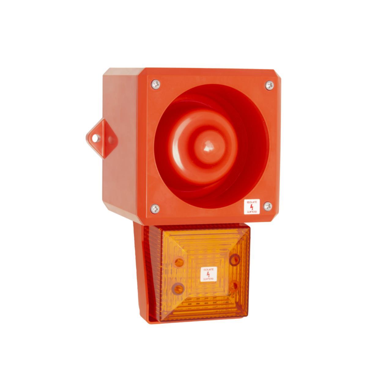 Blixtljus/siren YL50 - BLIX/SIR YL50(2)HV 24DC LED OR YL50/DL/A/25/RF/HV/WR(2)