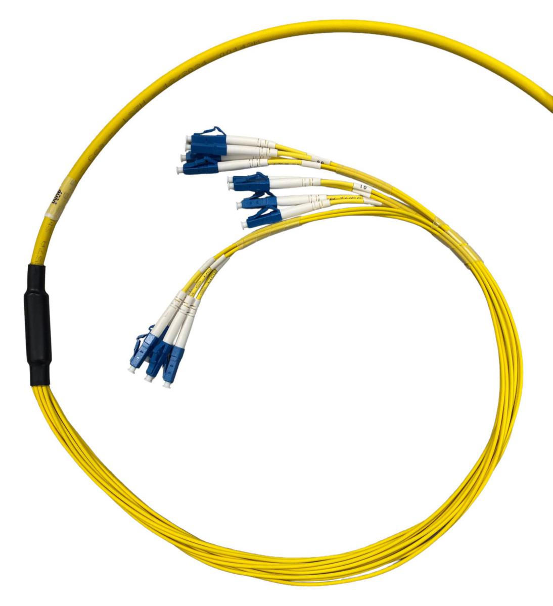 Förkontakterad fiberkabel - KABEL SM 12XLC/UPC-LC/UPC 40M 40UC-S1-12-LC/UPC-LC/UPC-40