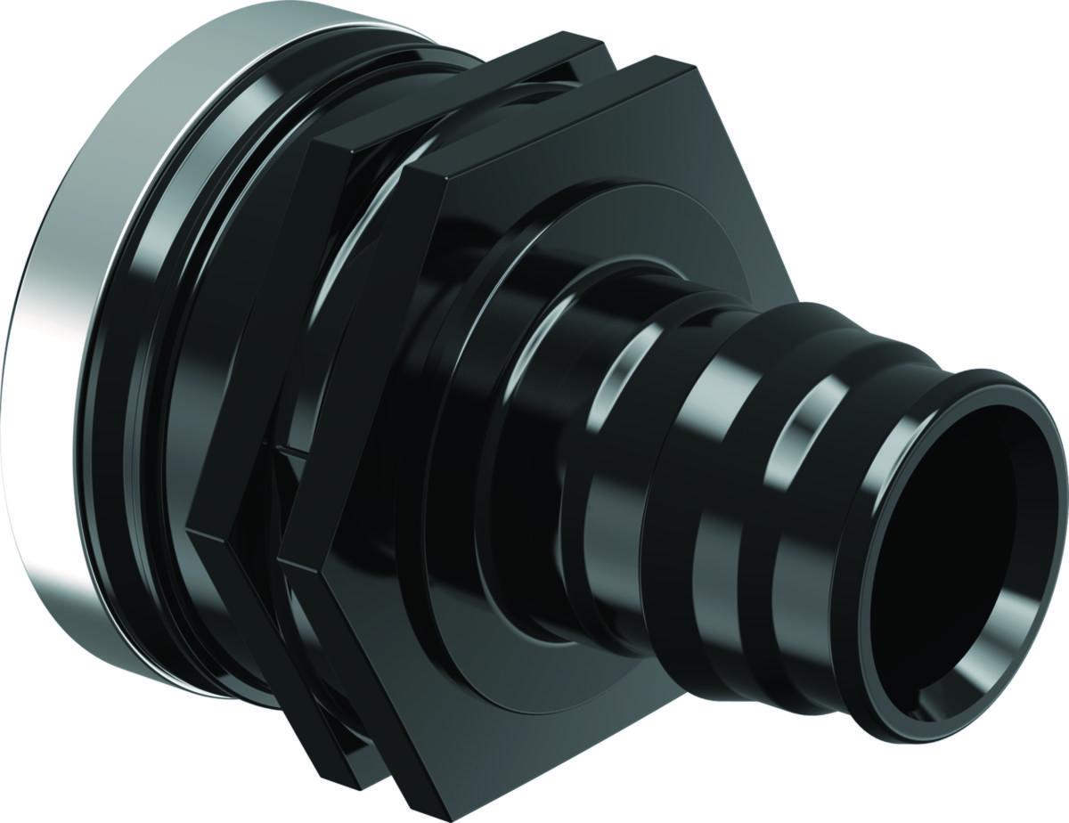 Rak koppling, Q&E Koppling inv gäng PPSU utan ringar, Uponor - Q&E KOPPLING INV GÄNG PPSU 20-RP3/4"FT. UPONOR