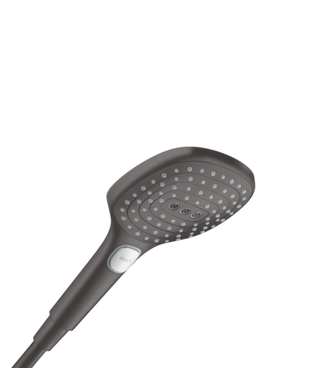 Handdusch RD Select E120, Hansgrohe - HANSGROHE HANDDUSCH RD SELECT E120 BORSTAD SVART KROM