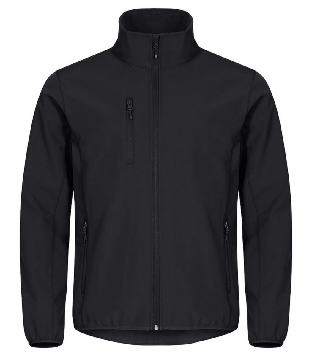 Jacka Clique 0200910 Classic Softshell - JACKA CLIQUE 0200910 CLASSIC SOFTSHELL SVART STL 5XL