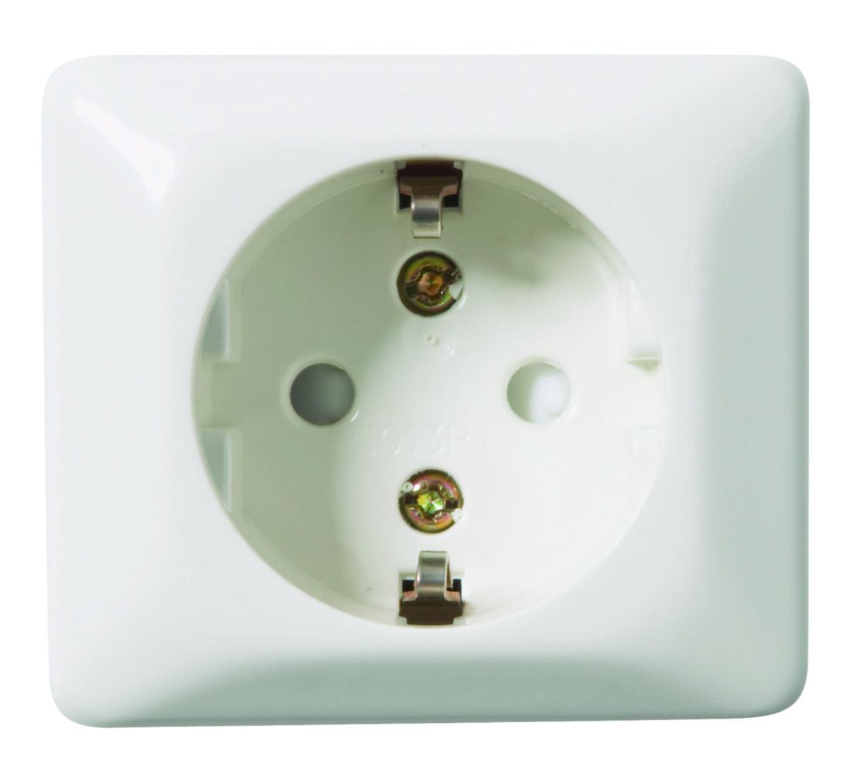 Elko-Qvick 1-way socket for surface mounting - H1013 PT SOCKET OUTLET PW EKO06622