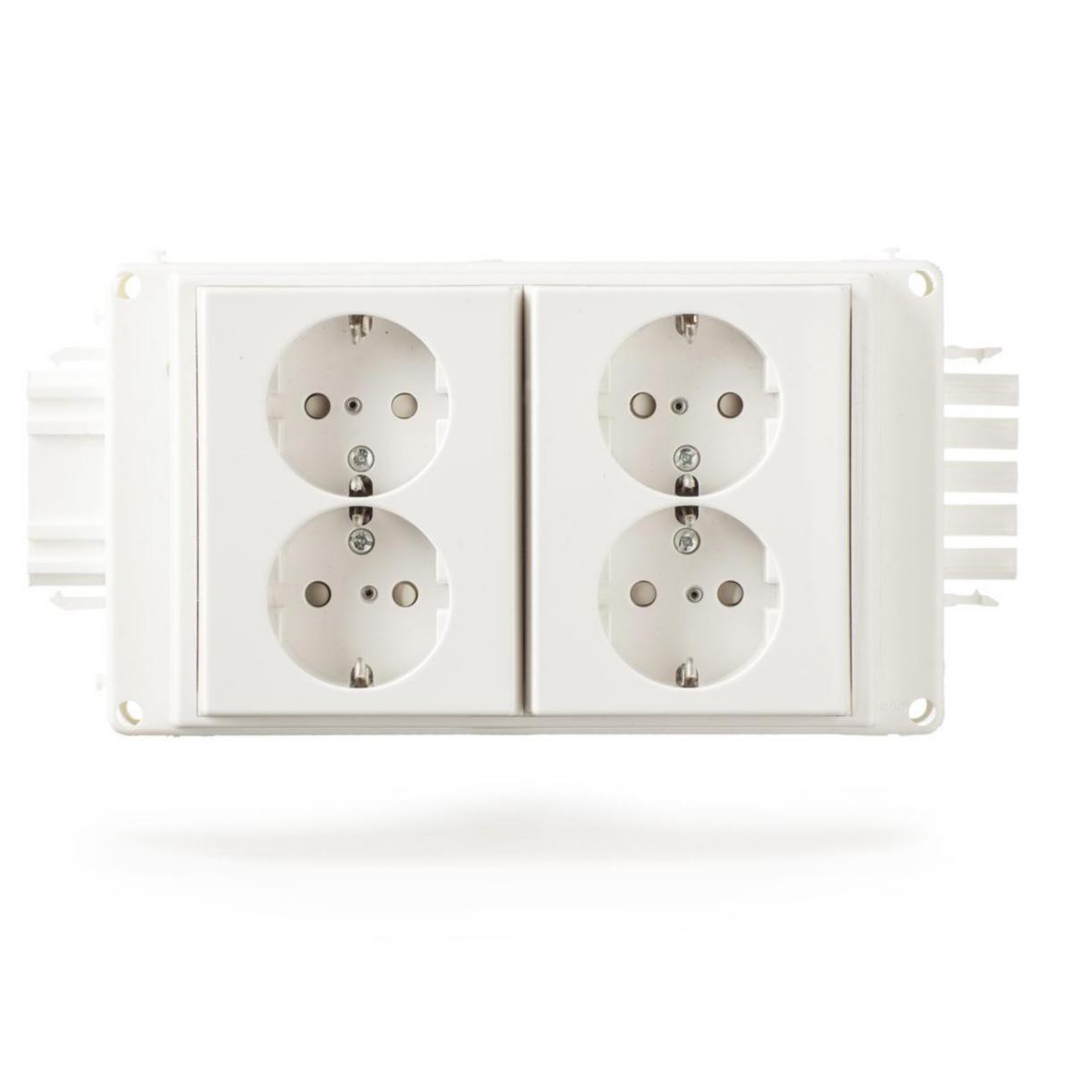 Uttagsbox NAP500, 2x2 jordad 3-fas N - UTT BOX 2X2 JORDAD 3-FAS NAP500